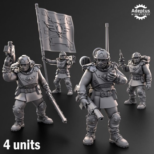 Przejdź do produktu Command Squad. Dysorius Troops. Imperial Guard