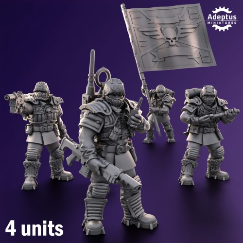Przejdź do produktu Command squad. Stormworn Troops. Imperial Guard