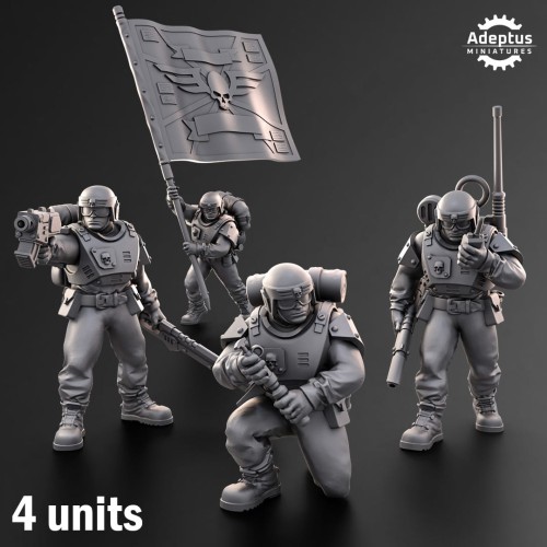 Przejdź do produktu Command Squad. Warden Regiment. Imperial Guard