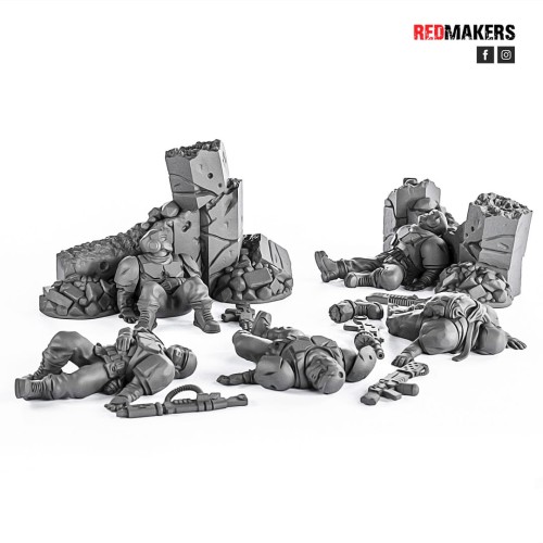 Przejdź do produktu Alpha troops - Slain soldiers