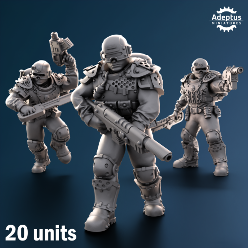Przejdź do produktu Squad. Greyplate Troops. Imperial Guard