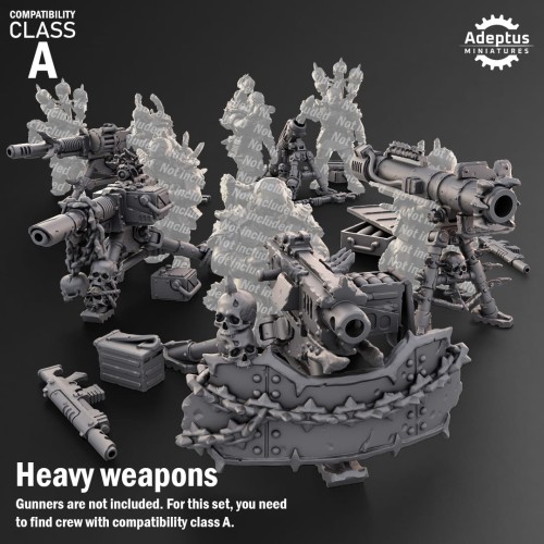Przejdź do produktu Heavy Weapons - Design Option 1. Renegades and Heretics. Compatibility class A.