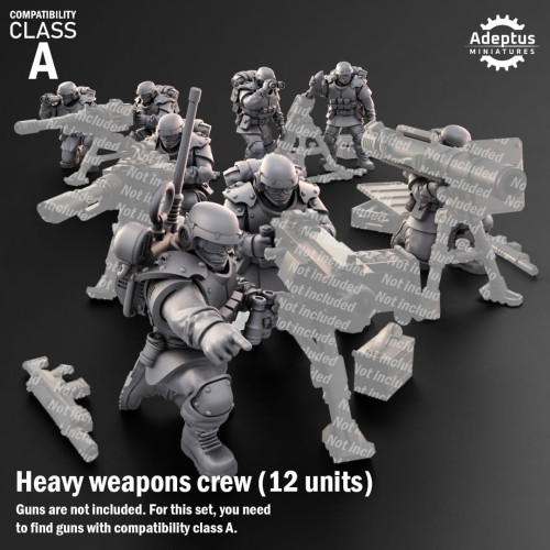 Przejdź do produktu Heavy Weapons Team. Ultima Troops. Imperial Guard. Compatibility class A