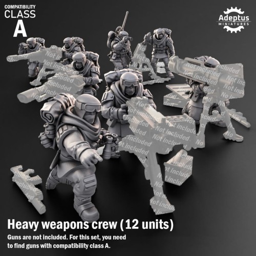Przejdź do produktu Heavy Weapons Team. Khaleeth Regiment. Imperial Guard. Compatibility class A