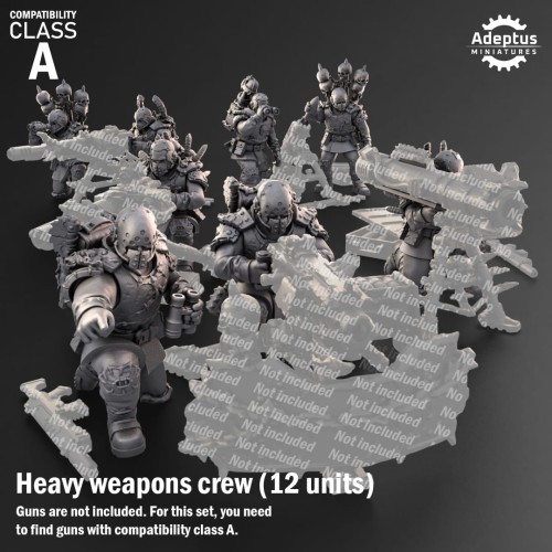 Przejdź do produktu Heavy Weapons Team. Dark Krocs. Renegades and Heretics. Compatibility class A
