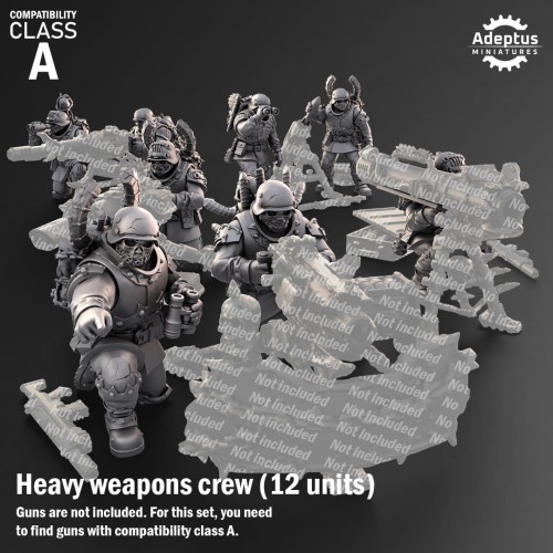 Przejdź do produktu Heavy Weapons Team. Varrox regiment. Renegades and Heretics. Compatibility class A