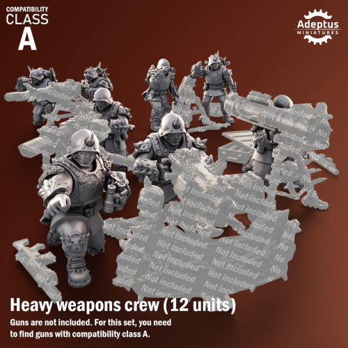 Przejdź do produktu Heavy Weapons Team. Twisted Horde. Renegades and Heretics. Compatibility class A