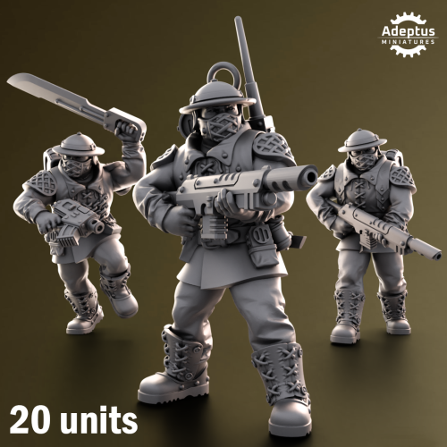 Przejdź do produktu Squad. Sunclaw Regiment. Imperial Guard