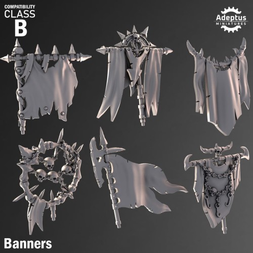 Przejdź do produktu Banners - Design Option 2. Renegades and Heretics. Compatibility Class B