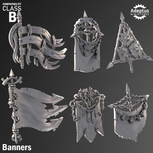 Przejdź do produktu Banners - Design Option 1. Renegades and Heretics. Compatibility Class B