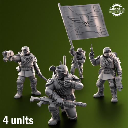 Przejdź do produktu Command squad. Shellcord Troopers. Imperial Guard