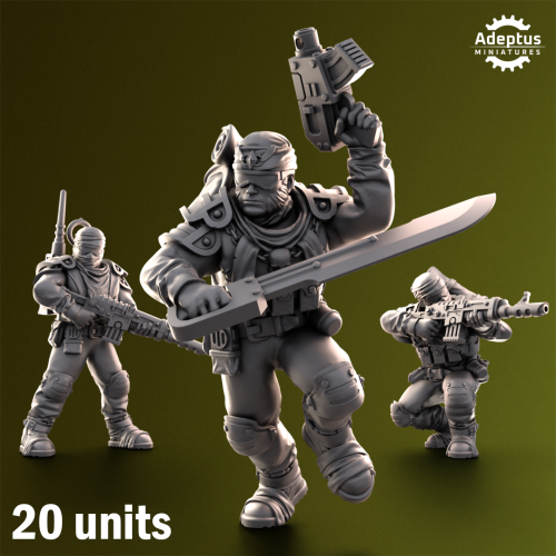 Przejdź do produktu Squad. Red Dune Regiment. Imperial Guard