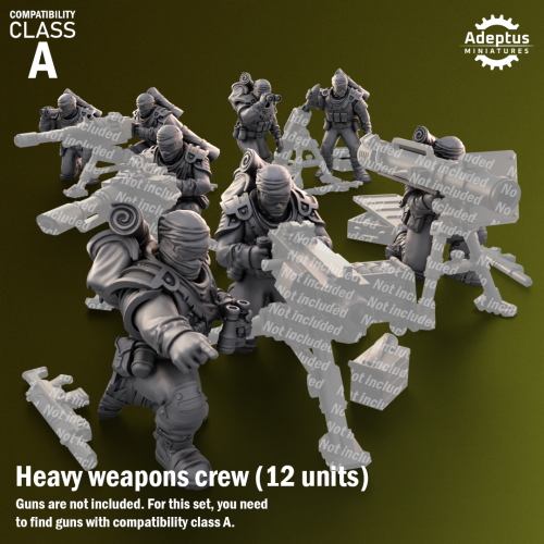 Przejdź do produktu Heavy Weapons Team. Red Dune Regiment. Imperial Guard. Compatibility class A.