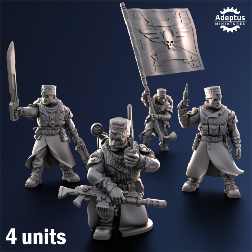 Przejdź do produktu Command squad. Coldreach Regiment. Imperial Guard
