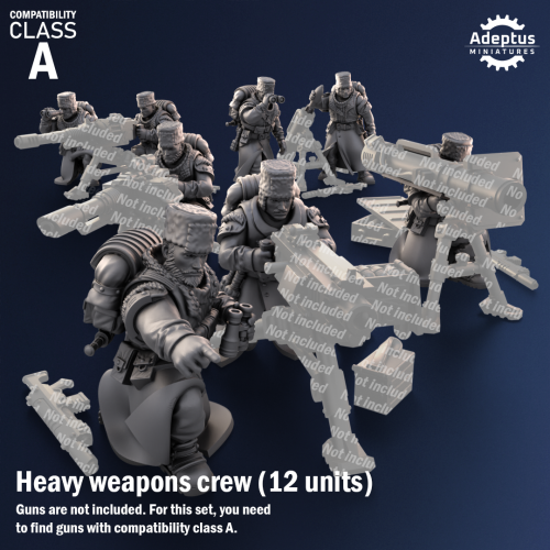 Przejdź do produktu Heavy Weapons Team. Coldreach Regiment. Imperial Guard. Compatibility class A.